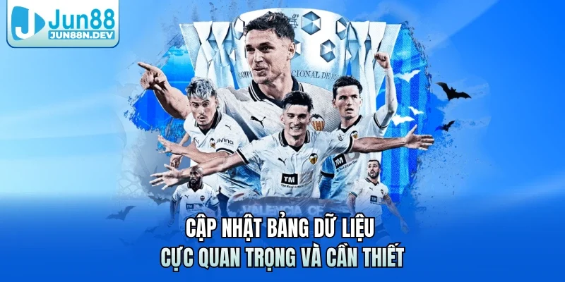 Cập nhật bảng dữ liệu cực quan trọng và cần thiết