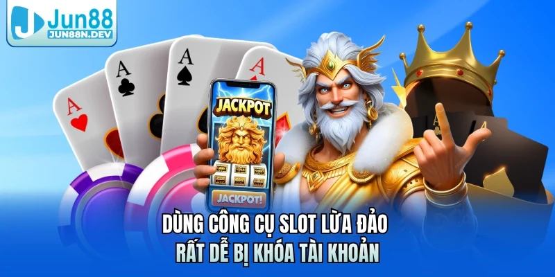 Dùng công cụ slot lừa đảo rất dễ bị khóa tài khoản