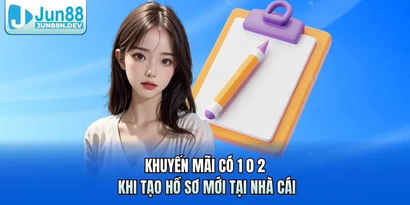 Khuyến mãi có 1 0 2 khi tạo hồ sơ mới tại nhà cái