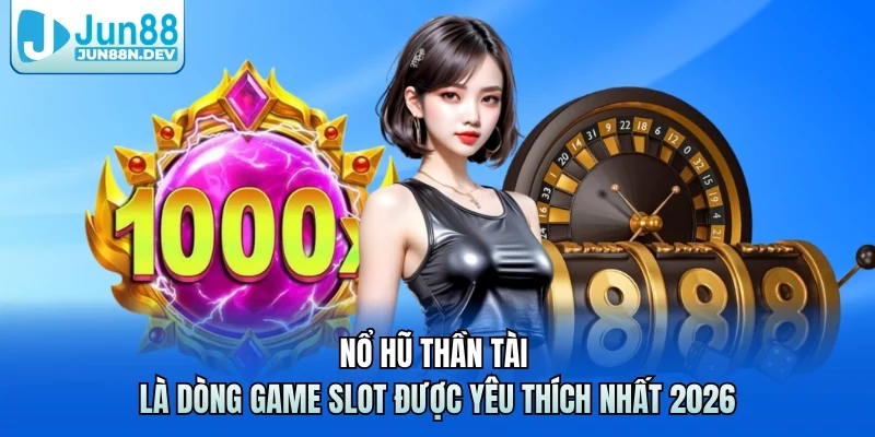 Nổ hũ Thần tài là dòng game slot được yêu thích nhất 2026 