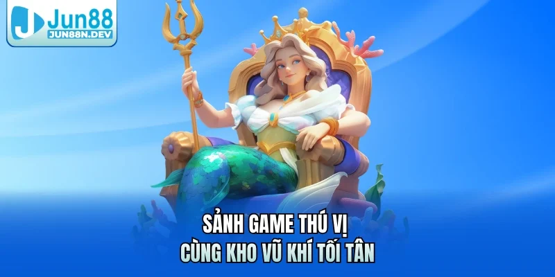 Sảnh game thú vị cùng kho vũ khí tối tân