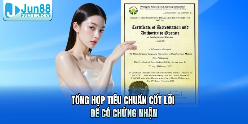 Tổng hợp tiêu chuẩn cốt lõi để có chứng nhận